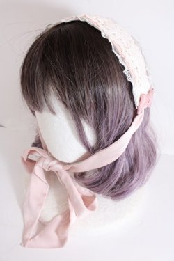 画像1: Angelic Pretty / Doll's Tea Partyヘッドドレス  ピンク Y-24-10-25-091-AP-AC-SZ-ZY