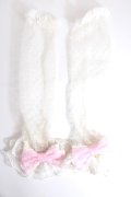 Angelic Pretty / ハートチュールPrincessアームウォーマー  白×ピンク Y-24-10-25-097-AP-ZA-SZ-ZY