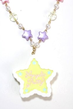 画像1: Angelic Pretty / Dreamy Night Cakesネックレス  イエロー Y-24-10-25-012-AP-AC-SZ-ZY