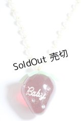 BABY,THE STARS SHINE BRIGHT / Strawberryネックレス  アカ Y-24-10-25-003-BA-AC-SZ-ZY