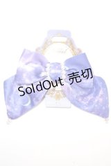 Angelic Pretty / Dreamy Lunaリボンバレッタ  ラベンダー Y-24-10-25-031-AP-AC-SZ-ZY