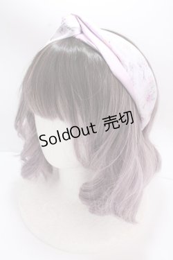 画像1: axes femme / オーロラフラワーヘアバンド  ラベンダー Y-24-10-31-007-AX-AC-SZ-ZY