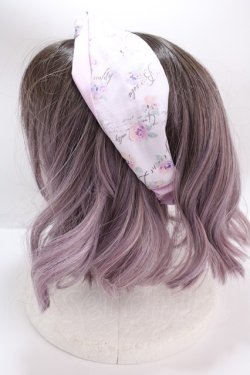 画像2: axes femme / オーロラフラワーヘアバンド  ラベンダー Y-24-10-31-007-AX-AC-SZ-ZY