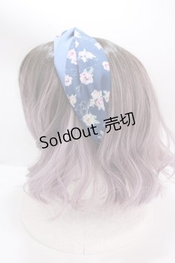 画像2: axes femme / オーロラフラワーヘアバンド  紺 Y-24-10-31-008-AX-AC-SZ-ZY