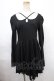 画像1: PUNK RAVE / Asymmetric Pointed Hem Flare Sleeves Gothic Dress M-L 黒 Y-24-11-06-089-PU-OP-SZ-ZY (1)