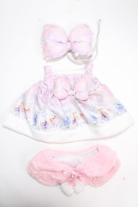 Angelic Pretty / Fairy Seasonディズニープリンセス ユニベアシティぬいぐるみ専用コスチューム  ピンク Y-24-11-06-016-AP-ZA-SZ-ZY