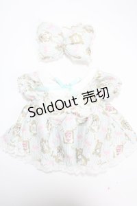 Angelic Pretty / Upside Down Storyアリス ユニベアシティぬいぐるみ専用コスチューム  ミント Y-24-11-06-017-AP-ZA-SZ-ZY