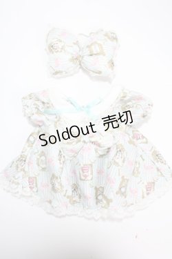 画像1: Angelic Pretty / Upside Down Storyアリス ユニベアシティぬいぐるみ専用コスチューム  ミント Y-24-11-06-017-AP-ZA-SZ-ZY