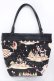 画像2: BABY,THE STARS SHINE BRIGHT / アリスinファンフェア柄バケツ型Bag  黒 Y-24-11-06-023-BA-BG-SZ-ZY (2)