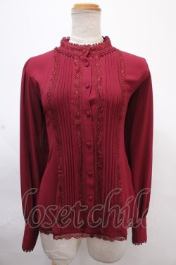 画像1: ATELIER PIERROT / Calmato Blouse  レッド Y-24-11-09-011-EL-BL-SZ-ZY