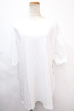 画像2: NieR Clothing / BACK DESIGN EMERALD ROSE CUTSEW XL 白 Y-24-11-12-053-PU-TO-SZ-ZY