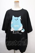 Deorart / 五分袖Ｔシャツ  黒 Y-24-11-12-058-PU-TO-SZ-ZY