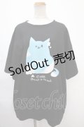 Deorart / 五分袖Ｔシャツ  黒 Y-24-11-12-058-PU-TO-SZ-ZY