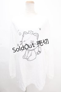 NieR Clothing / ミケptTシャツ XL 白 Y-24-11-18-113-PU-TS-SZ-ZY