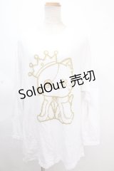 NieR Clothing / ミケプリントTシャツ 3XL 白 Y-24-11-18-118-PU-TS-SZ-ZY