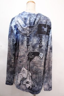 画像2: NieR Clothing / 総柄プルパーカー  紺 Y-24-11-18-121-PU-TO-SZ-ZY