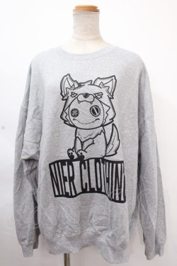 画像1: NieR Clothing / 防寒裏起毛パーカー  グレー Y-24-11-18-149-PU-TO-SZ-ZY