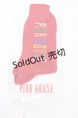 PINK HOUSE / ソックス  赤 Y-24-11-18-046-LO-ZA-AS-ZY