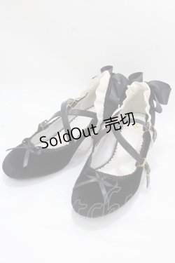 画像1: mayla classic / Rozen Maiden ICONIQUE SHOES OBJET PUMPS 水銀燈 36 黒 Y-24-11-21-047-LO-SH-SZ-ZY