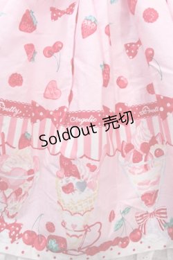 画像4: Angelic Pretty / Strawberry Parlourシャーリングジャンパースカート  ピンク Y-24-11-25-086-AP-OP-SZ-ZY