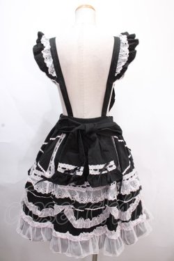 画像2: Angelic Pretty / Heart胸あて付スカート(無地)  黒 Y-24-11-25-096-AP-SK-SZ-ZY