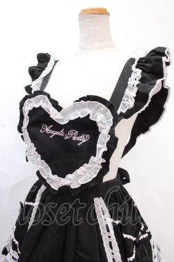 画像3: Angelic Pretty / Heart胸あて付スカート(無地)  黒 Y-24-11-25-096-AP-SK-SZ-ZY