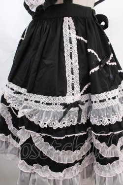 画像4: Angelic Pretty / Heart胸あて付スカート(無地)  黒 Y-24-11-25-096-AP-SK-SZ-ZY