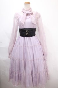 Angelic Pretty / Charming Girlワンピース(チュール)  ラベンダー Y-24-11-25-097-AP-OP-SZ-ZY