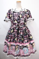 Angelic Pretty / Toy's Donut Dinerワンピース  クロ Y-24-11-25-102-AP-OP-SZ-ZY