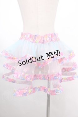 画像2: 6％DOKIDOKI / Tiered pannier-skirt  ラベンダー Y-24-11-25-114-LO-SK-SZ-ZY