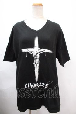 画像1: CIVARIZE / "Fate" Printed T-Shirt F ブラック Y-24-11-30-044-GO-TO-SZ-ZY