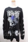 TRAVAS TOKYO / Metal bear L/S Tee/メタルクマロングTシャツカットソー F ブラック Y-24-11-30-055-PU-TO-SZ-ZY