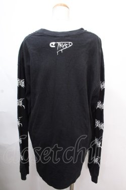 画像2: TRAVAS TOKYO / Metal bear L/S Tee/メタルクマロングTシャツカットソー F ブラック Y-24-11-30-055-PU-TO-SZ-ZY