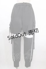 ililil / サイバーリフレクターロングパンツ F ブラック Y-24-11-30-180-PU-PA-SZ-ZY