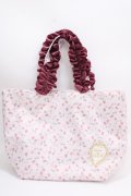 Maison de FLEUR / イチゴアップリケフリルハンドルトートバッグ F ピンク Y-24-11-30-017-LO-BG-SZ-ZY