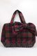 画像1: Jane Marple / Tartan checkリボンBag  レッド Y-24-11-30-019-JM-BG-SZ-ZY (1)