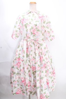 画像1: Jane Marple Dans Le Salon / La vie en rose shirt dress M オフホワイト Y-24-12-09-030-JM-OP-SZ-ZY