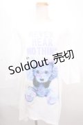 MILKBOY / NEVER HEAR BEAR Tシャツ F ホワイト Y-24-12-12-051-MB-TS-SZ-ZY