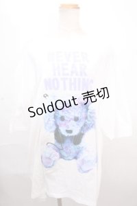 MILKBOY / NEVER HEAR BEAR Tシャツ F ホワイト Y-24-12-12-051-MB-TS-SZ-ZY