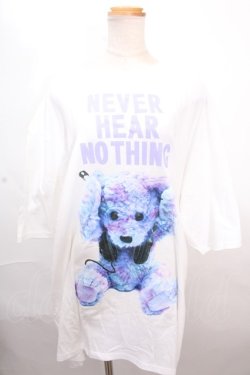 画像1: MILKBOY / NEVER HEAR BEAR Tシャツ F ホワイト Y-24-12-12-051-MB-TS-SZ-ZY