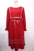 LEBECCA boutique / プリドーンを見つめるルームウェア F レッド Y-24-12-12-094-EL-OP-SZ-ZY