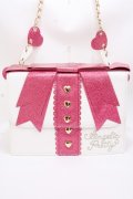 Angelic Pretty / Little Present Ribbonポシェット  白 Y-24-12-13-033-AP-BG-SZ-ZY