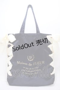 Maison de FLEUR / ラフォーレ原宿限定レースアップトートバッグ F ネイビー Y-24-12-13-041-LO-BG-SZ-ZY