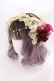 画像1: Atelier Beatrice / 薔薇コサージュヘッドドレス   Y-24-12-13-051-GO-AC-SZ-ZY (1)