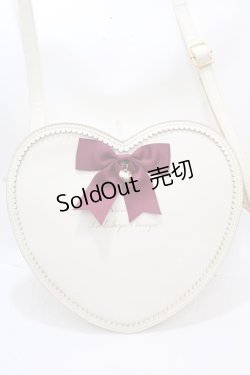 画像1: Amavel / Heart Ribbon バック  アイボリー Y-24-12-15-082-CA-BG-SZ-ZY