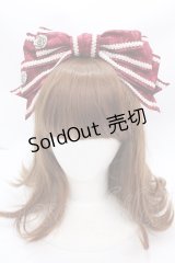 metamorphose / グログランリボンカチューシャ  ボルドー Y-24-12-15-126-ME-AC-SZ-ZY