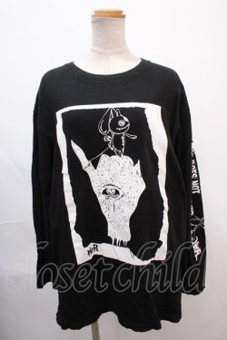 画像1: NieR Clothing / プリントTシャツ XL ブラック Y-24-12-21-070-PU-TO-SZ-ZY