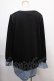 画像2: NieR Clothing / DENIM FAKE LAYERED PULLOVER F 黒 Y-24-12-21-084-PU-TO-SZ-ZY (2)