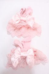 Angelic Pretty / リリカルバニーお袖とめ  ピンク Y-24-12-23-009-AP-ZA-SZ-ZY