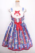 Angelic Pretty / Ice Cream Parlorジャンパースカート  青 Y-24-12-25-046-AP-OP-SZ-ZY